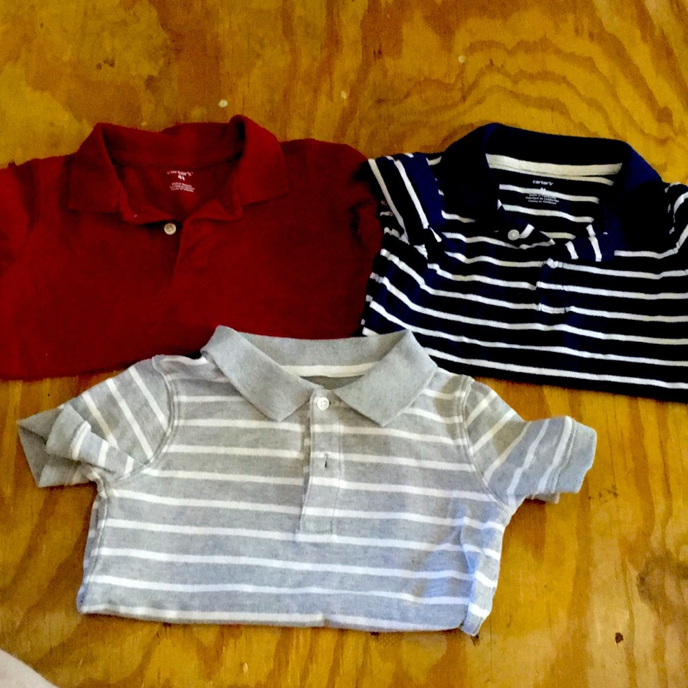 3 polo tops